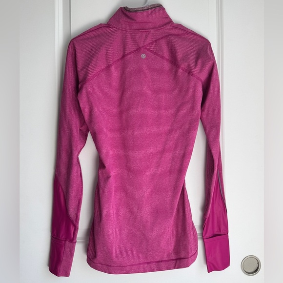 Lululemon pink Kriss Kross 1/2 zip jacket - Picture 3 of 8